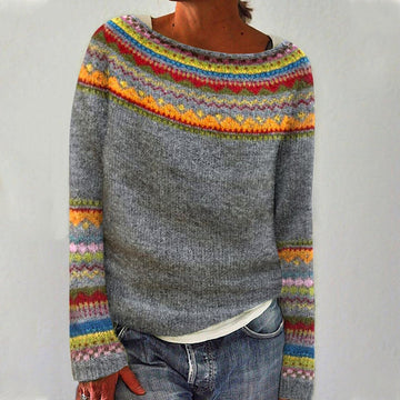 AMELIE RETRO KNITTED JUMPER