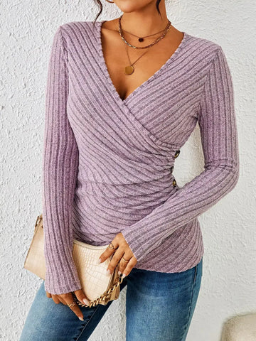 AURORA Tummy Tucking Long Sleeve Top
