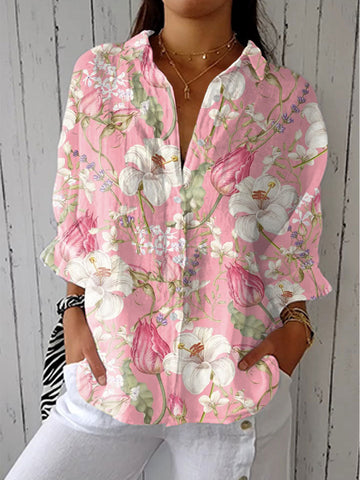 Cattleya | Elegant Bloom Blouse