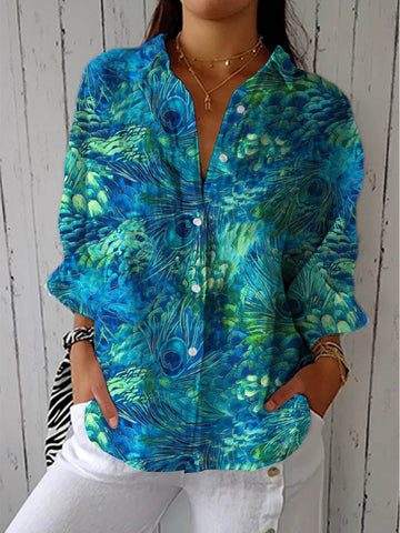 Ashlyn | Peacock Grace Blouse