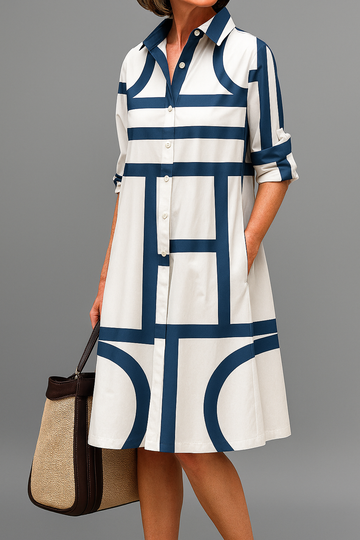 Julia Elegant Midi Dress for Effortless Style