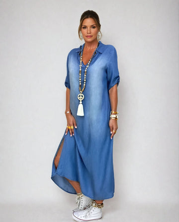 Gloria Comfortable Denim Dress