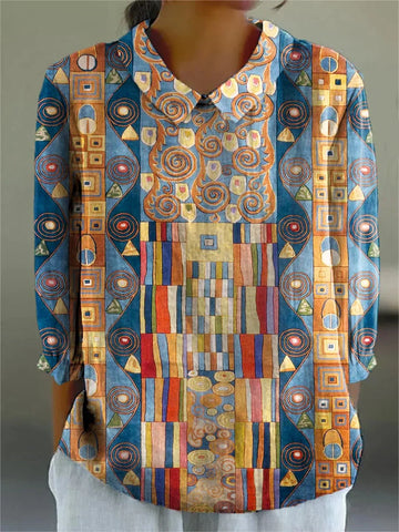 Paula | Artistic Mosaic Blouse