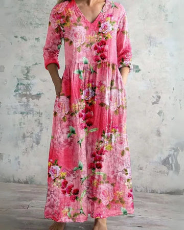 Garcia | Vintage Floral Maxi Dress