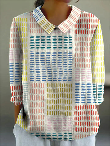 Daisy | Colorblock Dash Blouse