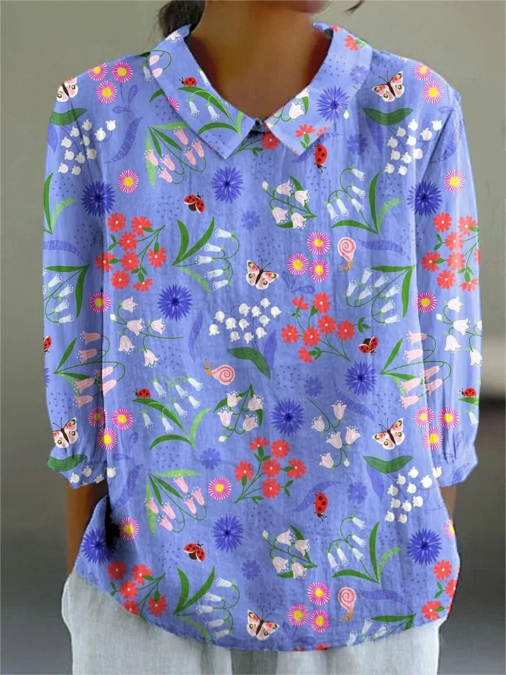Emery | Whimsical Garden Blouse