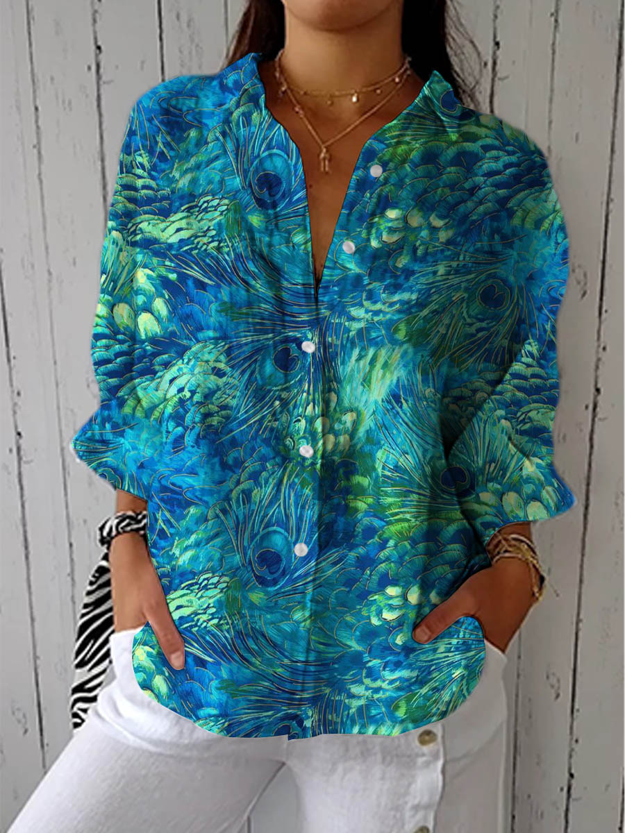 Ashlyn | Peacock Grace Blouse