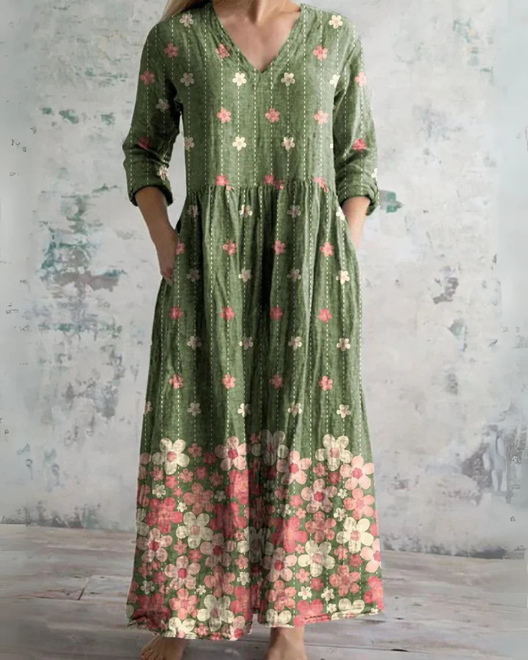 Garcia | Vintage Floral Maxi Dress