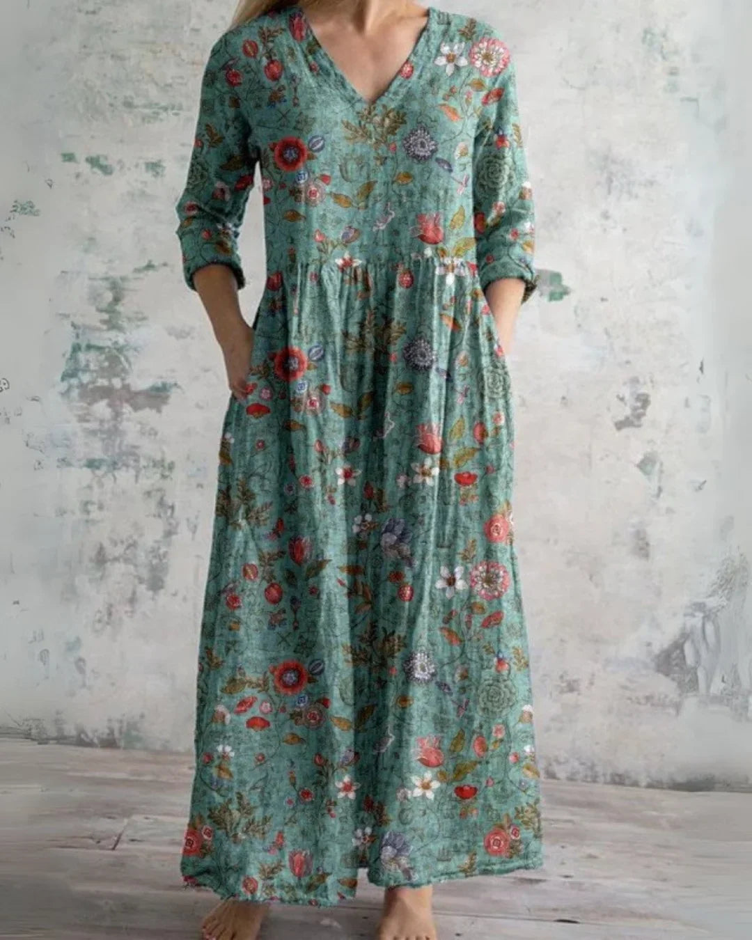 Garcia | Vintage Floral Maxi Dress