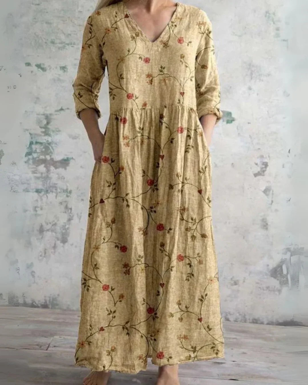 Garcia | Vintage Floral Maxi Dress