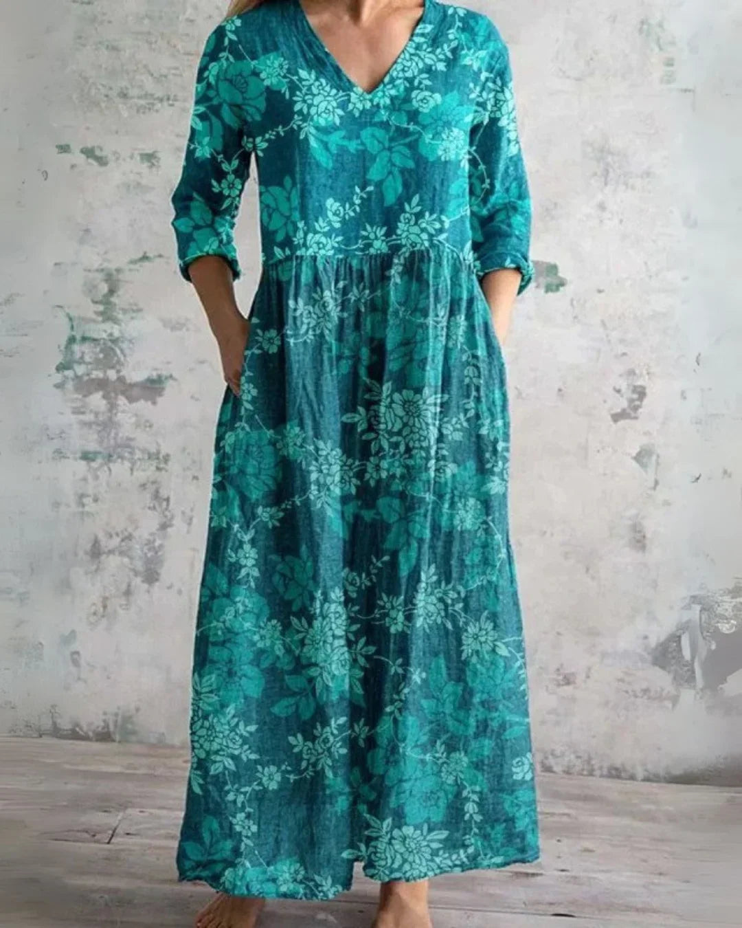 Garcia | Vintage Floral Maxi Dress
